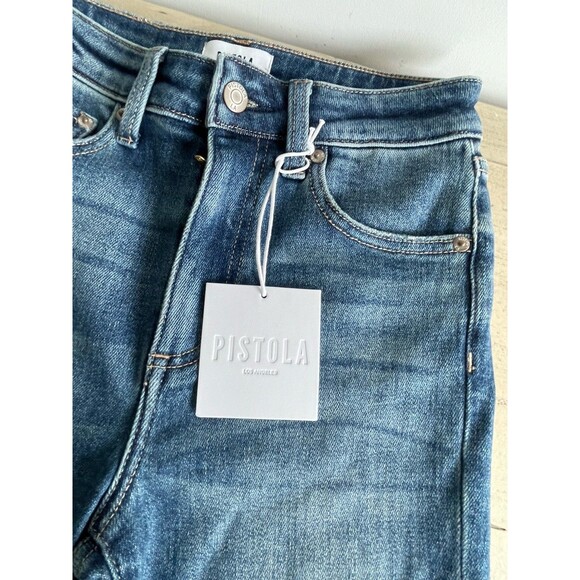 NWT Pistola Womens Lennon High Rise Cropped Boot cut Denim Jeans Size 26 $159 - Picture 5 of 7